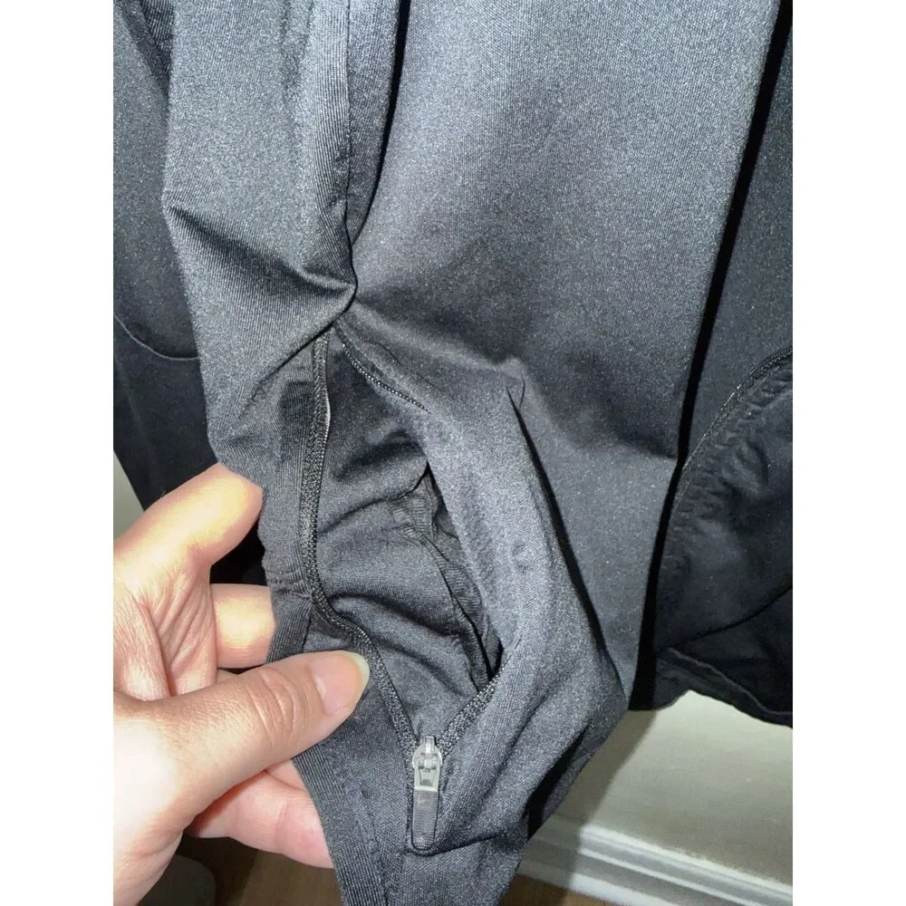 Nike Shield Running Jacket Black S READ Missing Zipper Slider / Track Only
